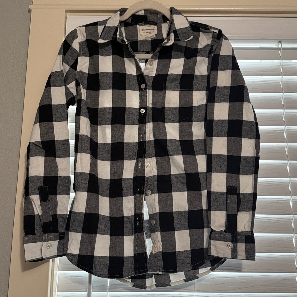 Weatherproof Vintage Ladies' Flannel button shirt size S used